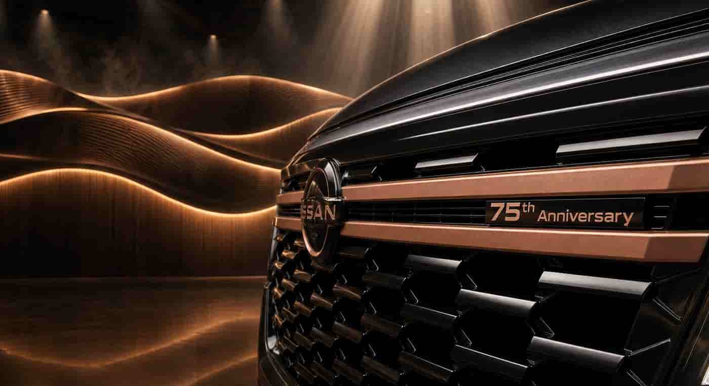 نيسان باترول إصدار الذكرى 75 تصميم الواجهة الأمامية